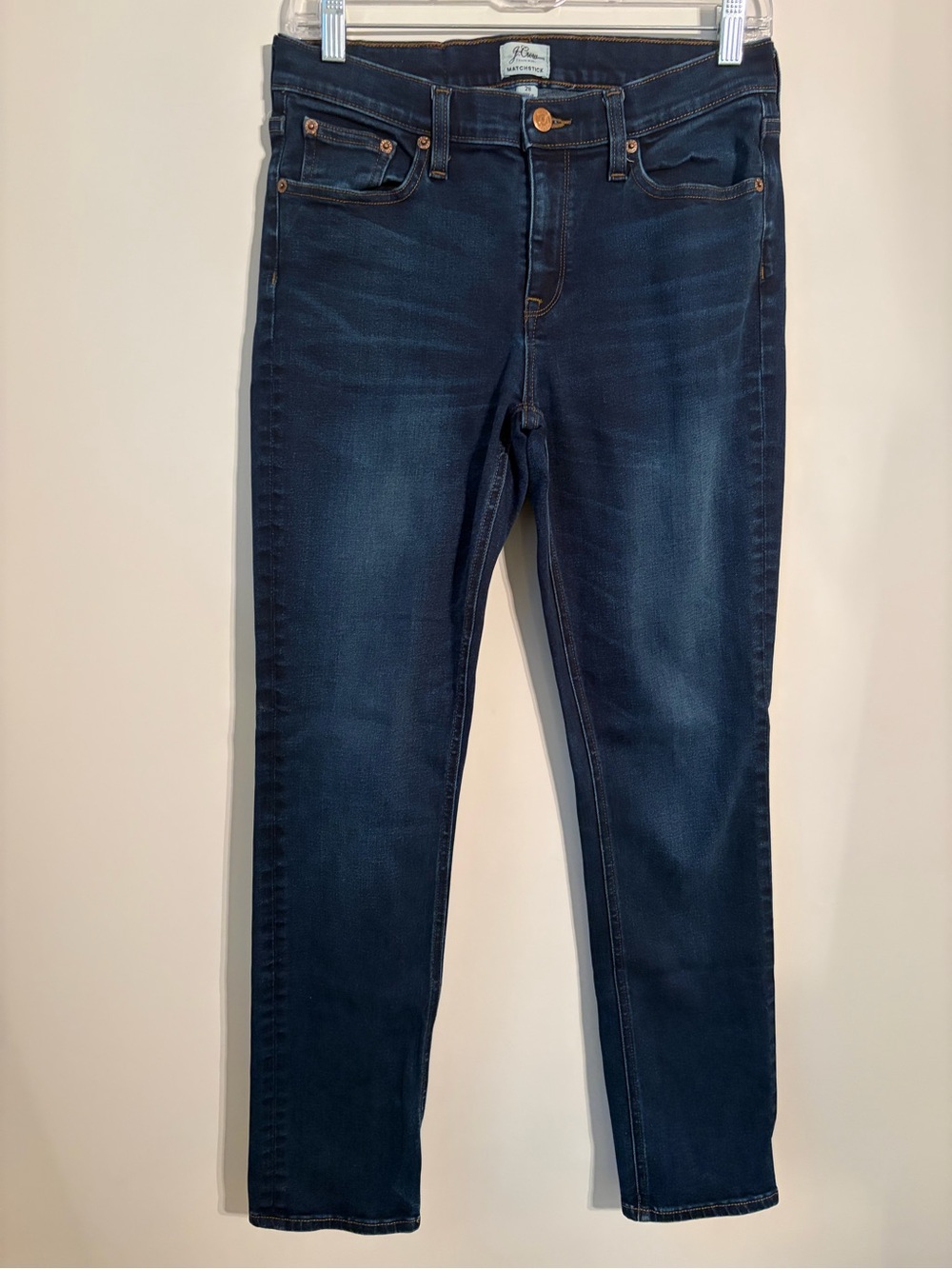 JCrew Matchstick Women’s Jeans Blue Dark Wash size 28